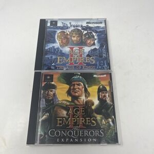Age Of Empires 2 Expansion Lot The Conquerors The Age Of Kings PC Game